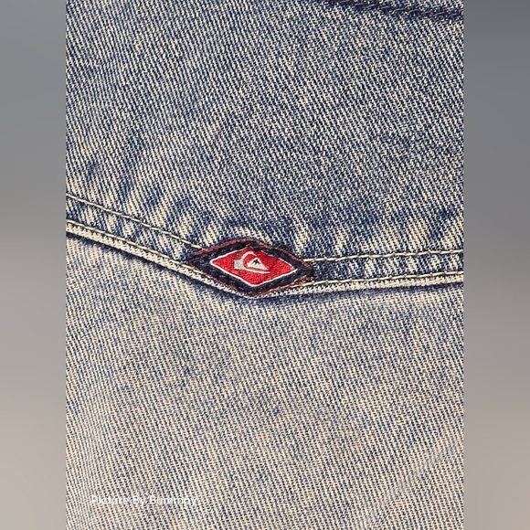 Vintage Y2k 90s Quiksilver Quikjean Baggy Skate Jeans Wide Leg Jnco Style - Picture 10 of 14